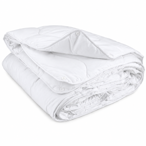 Pilota 4 Anotimpuri Kotonia Home – matlasata cu puf siliconizat, 140×200 cm, 450g/mp, alba - imagine 11