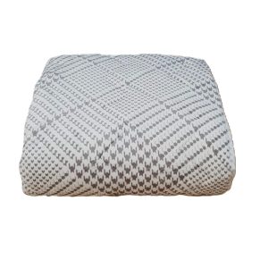 Pilota matlasata pentru 2 persoane, cocolino, dimensiunea 200x220 cm, model pepit - imagine 2