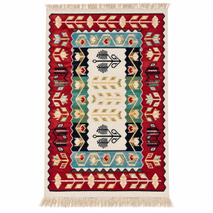 Covor Kotonia Home - Decor Etnic, cu tesatura plata, cu doua fete - 031 - imagine 4