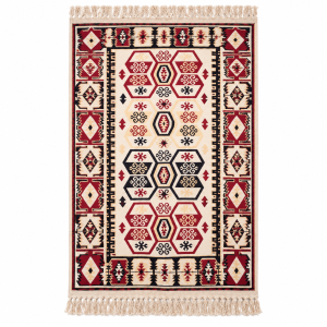 Covor Kotonia Home - Decor Etnic, cu tesatura plata, cu doua fete - 033 - imagine 4