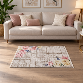 Covor decor imprimat 3D, 80x125 cm, 12