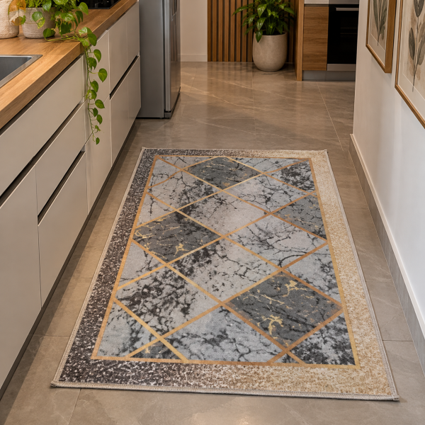 Covor decor imprimat 3D, 80x125 cm, 21