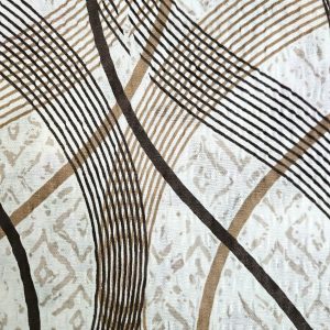 Lenjerie de pat - 2 persoane, textura creponata, decor geometric- cod 027 - imagine 2