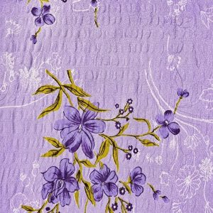 Lenjerie de pat - 2 persoane, textura creponata, decor floral - cod 037 - imagine 3