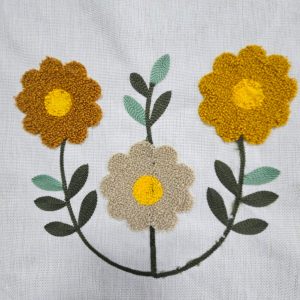 Napron decorativ Kotonia Home - tesatura burlap cu decor in relief, dimensiune 40x113 cm -  02 - imagine 3