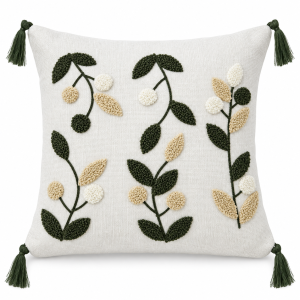 Pachet 2 huse perna decorative Kotonia Home - tesatura burlap cu decor in relief, dimensiune 40x40 cm - 11 - imagine 4