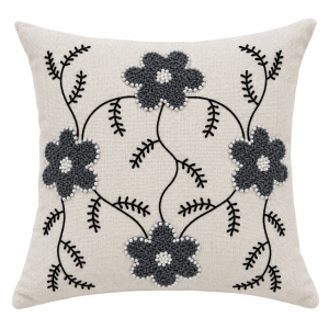 Pachet 2 huse perna decorative Kotonia Home - tesatura burlap cu decor in relief, dimensiune 40x40 cm - 13 - imagine 4