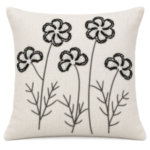 Pachet 2 huse perna decorative Kotonia Home - tesatura burlap cu decor in relief, dimensiune 40x40 cm - 21 - imagine 4