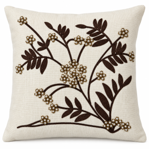 Pachet 2 huse perna decorative Kotonia Home - tesatura burlap cu decor in relief, dimensiune 40x40 cm - 22 - imagine 4
