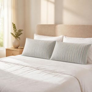 Set 2 Fete de perna Kotonia Home, 100% bumbac, finet color, dimensiunea 50x80 cm, 40